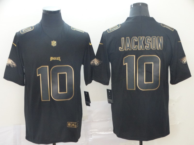 Men's Philadelphia Eagles Desean Jackson #10 Black Team Jersey